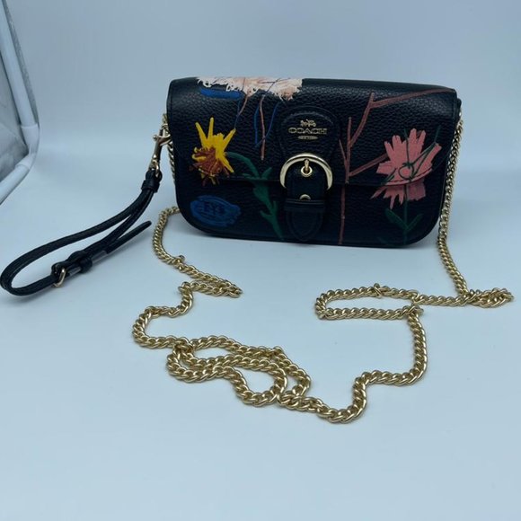 Coach | Bags | Coach Jeanmichel Basquiat Kleo Crossbody C5586 Black ...